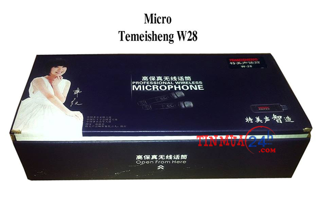 hộp đựng Micro Không Dây Cao Cấp Temeisheng W28